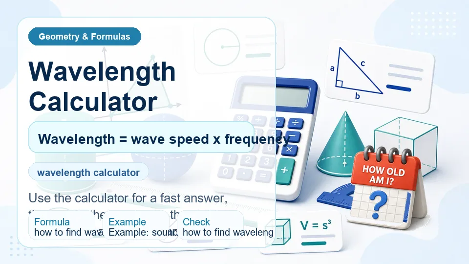 Wavelength Calculator calculator illustration