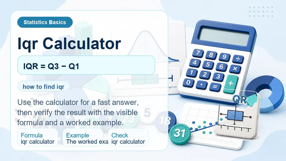 Iqr Calculator calculator illustration