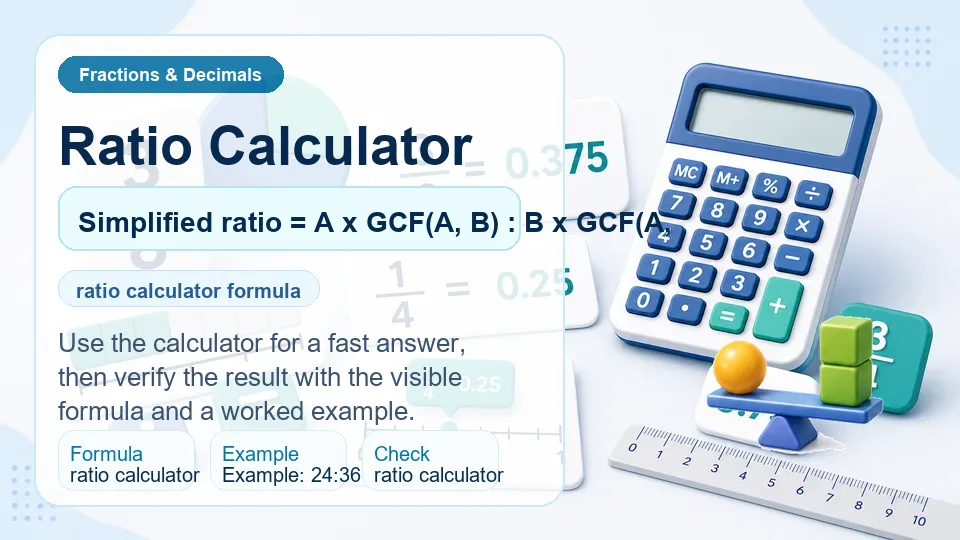 Ratio Calculator calculator illustration