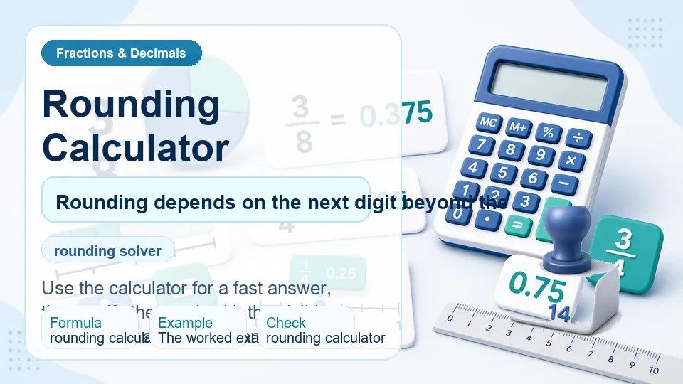 Rounding Calculator calculator illustration
