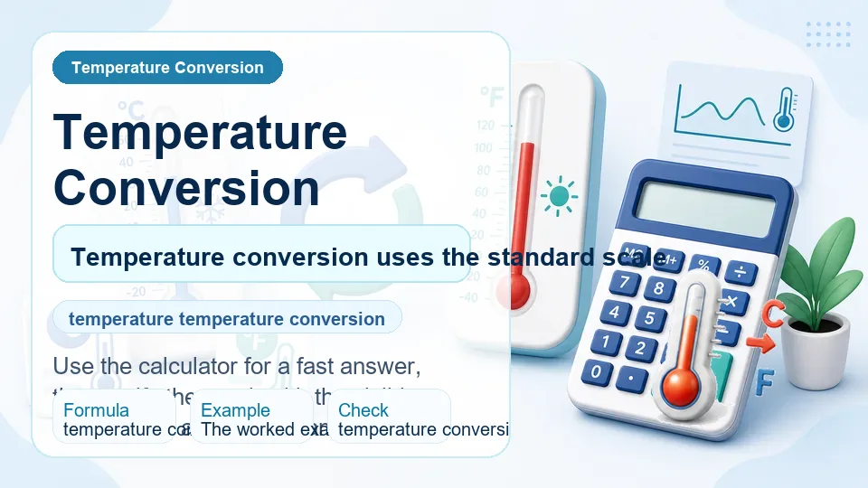 Temperature Conversion calculator illustration